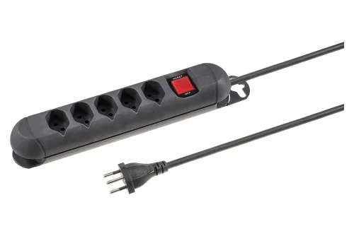Steba Steckdose 5xT13 3x1 mit Reset-Schalter