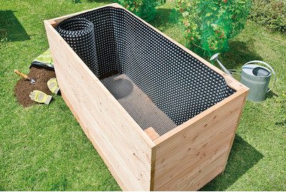 Windhager, Windhager Hochbeet Noppenfolie 500g/m2 - schwarz