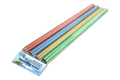 Folia Alufolie in Kleinrolle Farbig | 30 × 50 cm