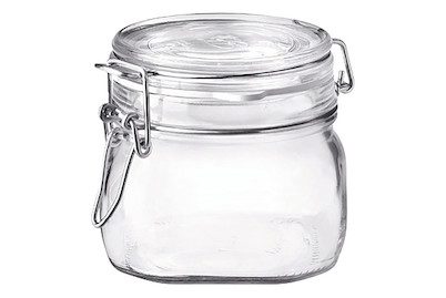 Bormioli Rocco, Bormioli Rocco Bügelverschlussglas Fido Terrina; 500 ml, 10.6x9.8 cm (ØxH); transparent; rund; 6 Stück / Pack