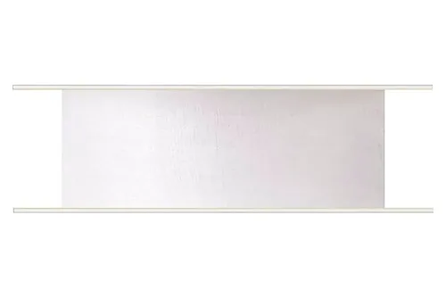 undefined, Organza weiss mit Kante 25mmx4m