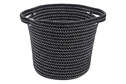 Diaqua, Diaqua - Aufbewahrungskorb Rope, One Size, Schwarz