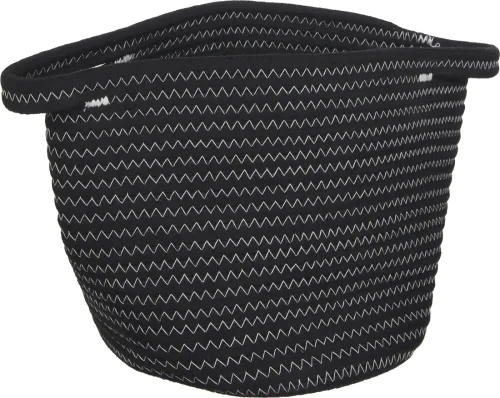 Diaqua, Diaqua - Aufbewahrungskorb Rope, One Size, Schwarz