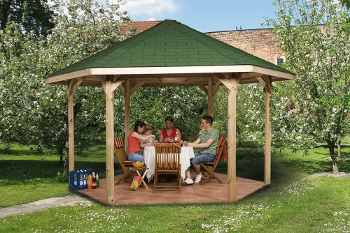 WEKA, WEKA Pavillon 656 Gr.2 Dachschindeln:-ohne-