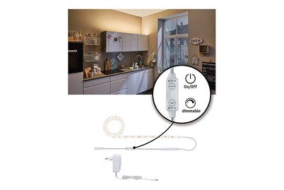 Paulmann, Paulmann SimpLED 78955 LED-Streifen-Komplettset mit Stecker 24 V 1.5 m Warmweiß Piece 1 St.