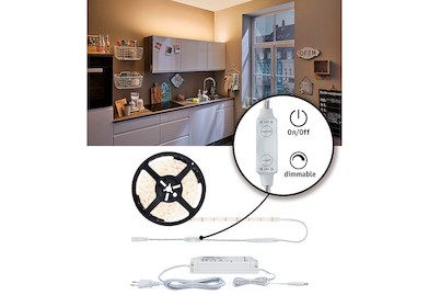 Paulmann, Paulmann SimpLED 78956 LED-Streifen-Komplettset mit Stecker 24 V 3 m Warmweiß 1 St.