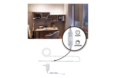 Paulmann, Paulmann SimpLED 78958 LED-Streifen-Komplettset mit Stecker 24 V 1.5 m Neutralweiß 1 St.
