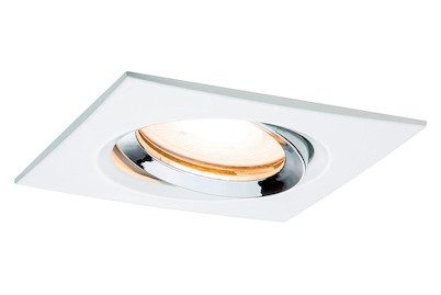 Paulmann, Paulmann Nova Bad-Einbauleuchte Set LED GU10 7 W IP65 Weiß (matt), Chrom