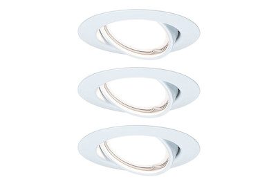 Paulmann, Paulmann 93422 Base Einbauleuchte 3er Set LED GU10 15 W Weiß