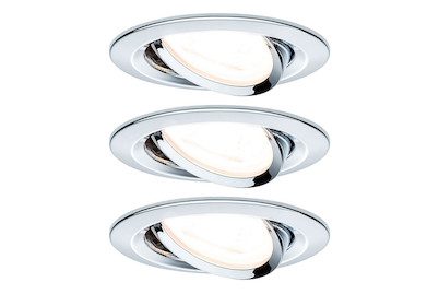 Paulmann, Paulmann 93434 Einbauleuchte 3er Set 19.5 W Chrom (glänzend)