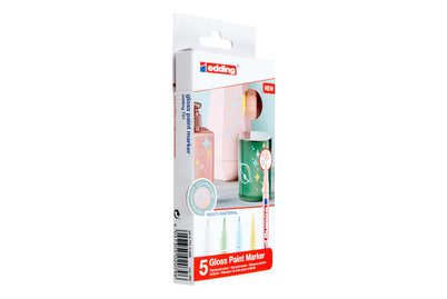 edding, EDDING Gloss Paintmarker 751 1-2mm 751-E5-pas pastell 5 St&uuml;ck