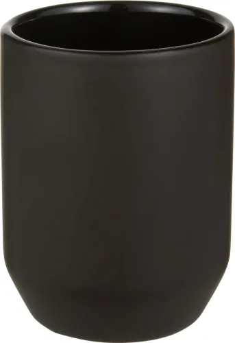 Spirella Zahnputzbecher Jaro Schwarz | ⌀ 8 cm | 10 cm