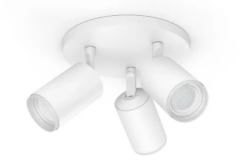Philips Hue Spotleuchte Fugato Weiss 3 × 5.7 W