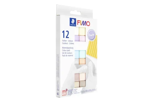 FIMO, FIMO Modellierset soft 12x25g 8023C12-3 pastel