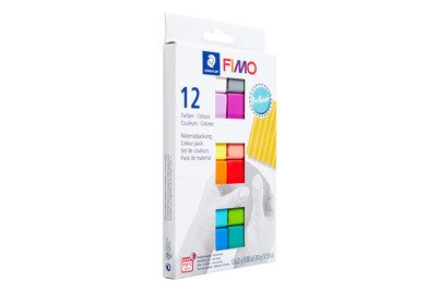 Fimo Soft Modelliermasse Farbset Brillant | 12 × 25 g