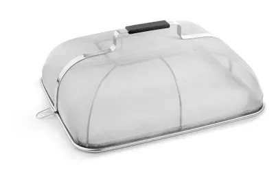 FORGE ADOUR, Forge Adour Spritzschutz Inox Kochgeschirr – Grill Ablage/Grill Rollwagen/Grill Erweiterung – edelstahl