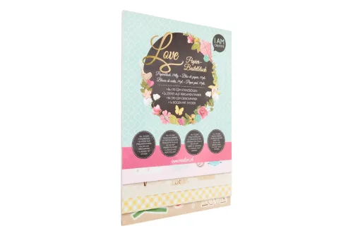 I am Creative, I AM CREATIVE Papier Bastelblock 4087.597 Love A4