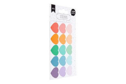 I am Creative, I AM CREATIVE Sticker Herz, 4087.83 matt, 4 Blatt
