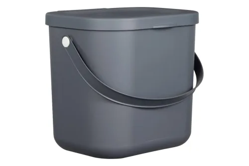 Rotho, Recycling Müllsystem ALBULA, 6 l, anthrazit