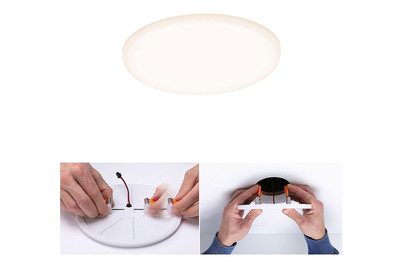 Paulmann, Paulmann 92388 EB Panel Veluna VariFit LED-Einbauleuchte LED 10 W Satin