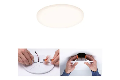 Paulmann, Paulmann 92388 EB Panel Veluna VariFit LED-Einbauleuchte LED 10 W Satin