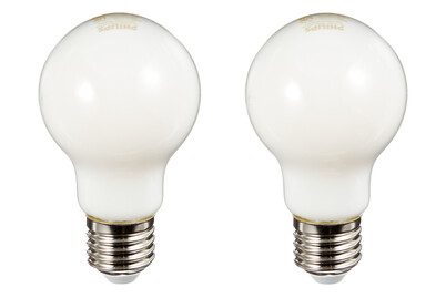 Philips LED, Philips LED 77767800 LED EEK E (A - G) E27 Glühlampenform 7 W = 60 W Warmweiß (Ø x H) 6 cm x 11 cm 2 St.