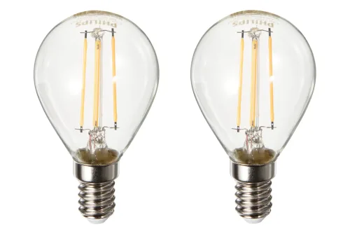 Philips LED-Kugel E14 Warmweiss 4.3 W 2 Stück