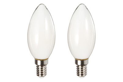Philips LED, Philips LED 77769200 LED EEK F (A - G) E14 Kerzenform 4.3 W = 40 W Warmweiß (Ø x L) 3.5 cm x 9.7 cm 2 St.