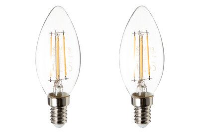Philips LED, Philips LED 77761600 LED EEK F (A - G) E14 4.3 W = 40 W Warmweiß (Ø x L) 3.5 cm x 9.7 cm 2 St.