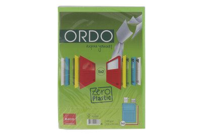 Elco, ELCO Organisationsmappen Ordo A4 73687.00 Zero Plastic, ass. 10 St&uuml;ck