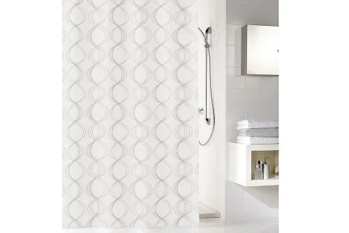Kleine Wolke Duschvorhang Classy Weiss | 240 × 180 cm