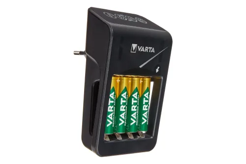 VARTA, VARTA LCD Plug Charger 56706 57687101441 avec 4x AA, 2100mAh