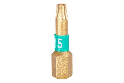 Wera 867/1 BDC SB SiS Torx-Bit T 15 Werkzeugstahl legiert, diamantbeschichtet D 6.3 1 St.