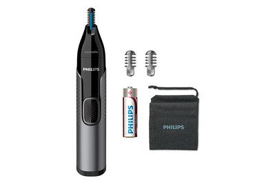 Philips, Philips Nasen- und Ohrhaartrimmer "NT3650/16" 2 Aufsätze vollständig abwaschbar, inkl. Schutzhülle