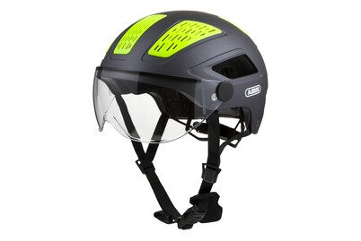 Abus, Einzelstück ABUS Hyban 2.0 ACE Velohelm mit Visier - Titan