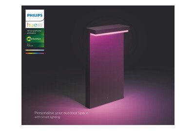 Philips Hue, Philips Hue LED-Außenstandleuchte 8718696174296 Nyro LED fest eingebaut 13.5 W RGBW