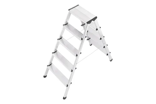 Hailo, Hailo Doppelstufenleiter D60 | 2 × 5 Sprossen