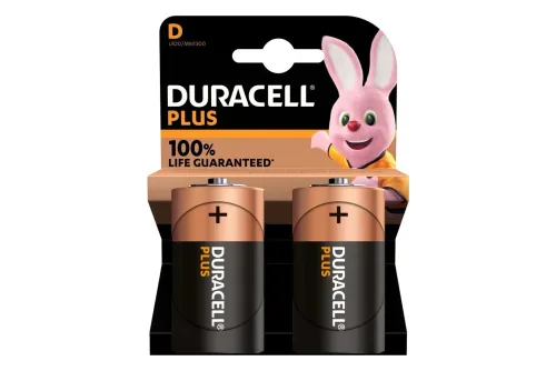 DURACELL, Duracell - Plus, Alkaline-Bat.,2Stk, D(LR20)