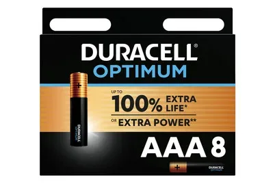 DURACELL, Duracell Batterien Optimum AAA 8 Stück