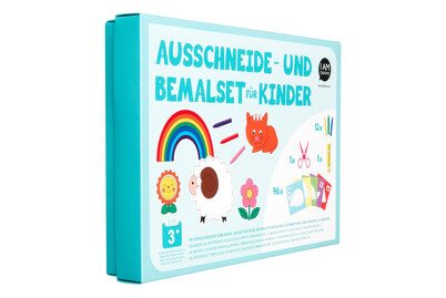 I AM Creative Ausschneide- und Malset für Kinder mit 96 Vorlagen