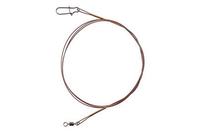 Stucki Fishing, Stucki Fishing Steel Leader with Swivel/Snap 7x7 45cm 3Stk.- Stahlvorfach