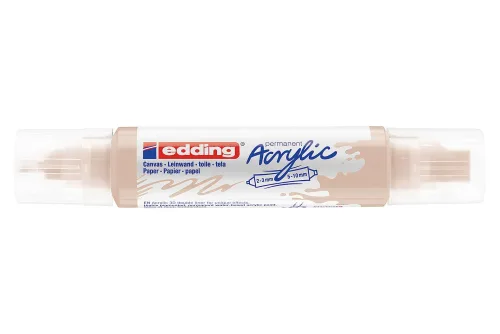 edding, EDDING Acrylmarker 5400 double liner 5400-255 warmbeige