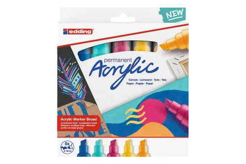 edding, EDDING Acrylmarker 5000 5-10mm 5000-5S assortiert 5 St&uuml;ck