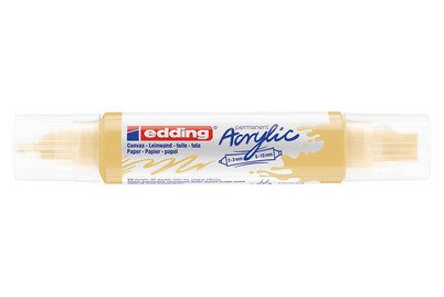 edding, EDDING Acrylmarker 5400 double liner 5400-915 pastellgelb sdm