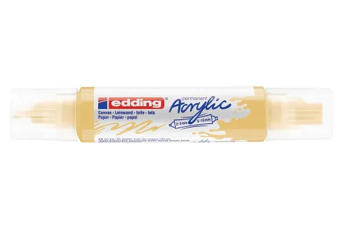edding, EDDING Acrylmarker 5400 double liner 5400-915 pastellgelb sdm
