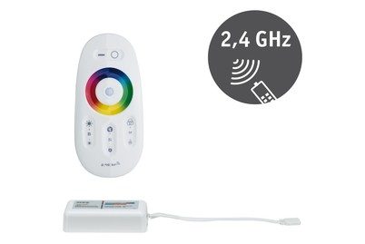 Paulmann, Paulmann 79797 YourLED RGBW-Controller 144 W (max) 24 V (max.) 24 V Kunststoff (L x B x H) 110 x 110 x 20 mm Piece 1