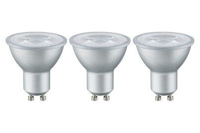 Paulmann, Paulmann 28581 LED EEK G (A - G) GU10 Reflektor 4 W Warmweiß (Ø x H) 51 mm x 55 mm 3 St.