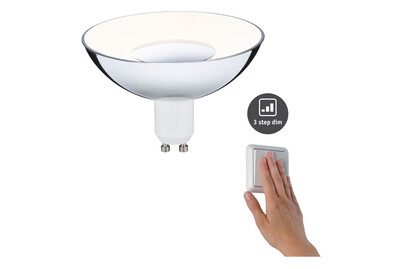 Paulmann, Paulmann 28792 LED EEK G (A - G) GU10 4.9 W Warmweiß (Ø x H) 100 mm x 66 mm 1 St.
