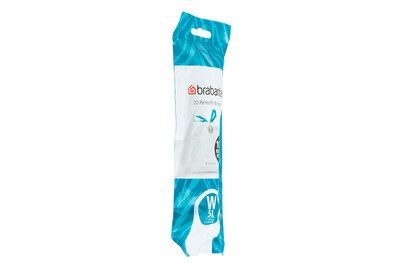 Brabantia - Müllbeutel, 5 L, Weiss