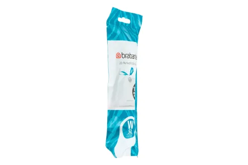 Brabantia - Müllbeutel, 5 L, Weiss
